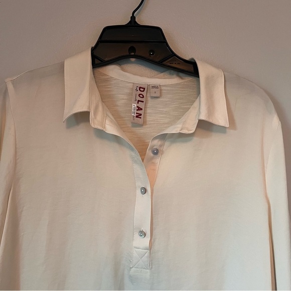 Anthropologie Dolan Left Coast Collared Long Sleeve Blouse Retail $80 Sz. Small - Picture 3 of 10
